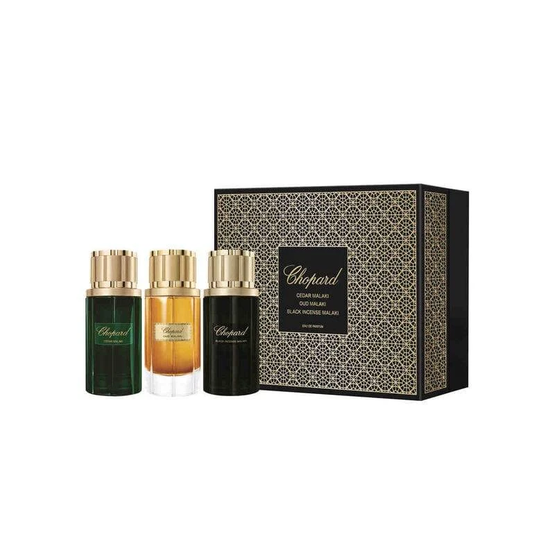 CHOPARD (M) SET EDP 3 X BOML (CEDAR MALAKI + OUD MALAKI . BLACK INCENSE MALAKI
